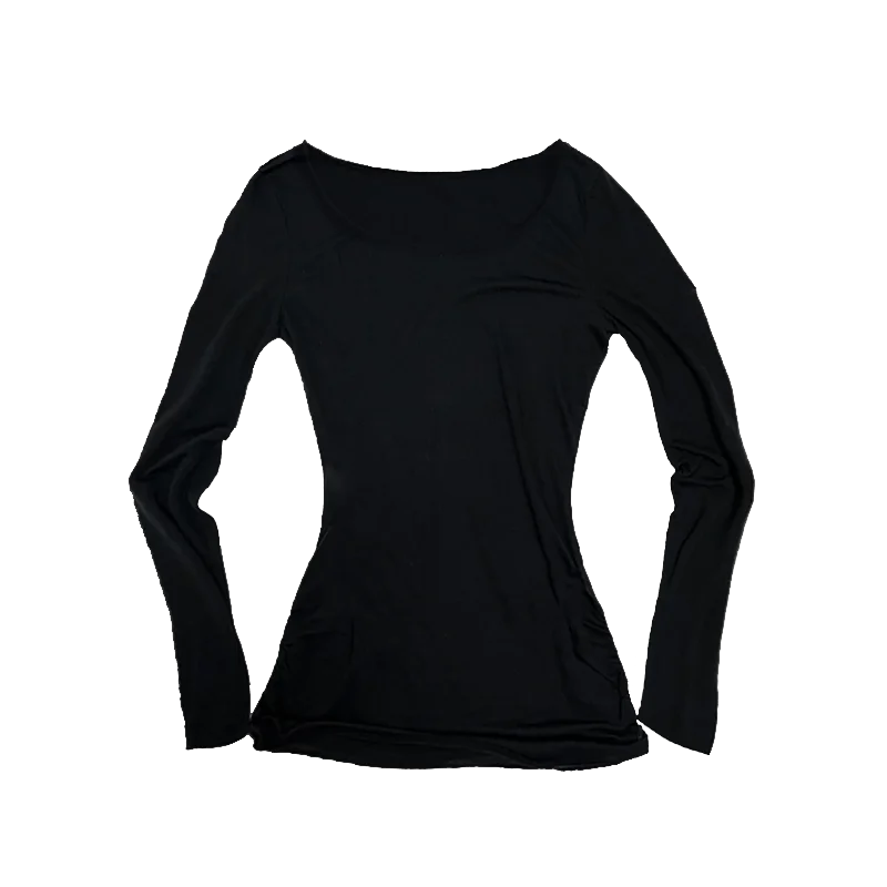 ヨーロッパとアメリカのスタイルのイースター新作、背中にムカデ柄が入った長袖Tシャツトップス、90年代レトロ原宿Y2K