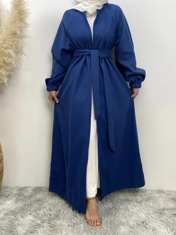 Modest Abaya Ramadan Femme Musulmane Embroidery Kimono Turkey Kaftan Islamic Clothing Muslim For Women Cardigan Caftan Robe