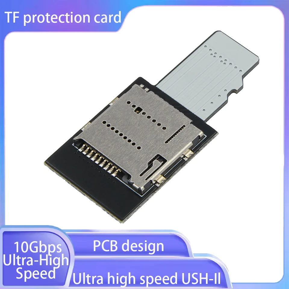 10Gbps PCB Design TF Protection Card USH-Il Ultra-High Speed MicroSD Jacket Adapter Card For Video External Memory Cards