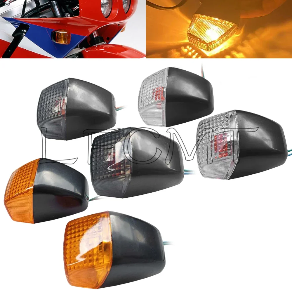 2x Turn Signal Light Indicator Lamp Fit for HONDA VFR400 NC30 CBR250 MC22 RVF400 NC35 NSR250 MC18 MC28