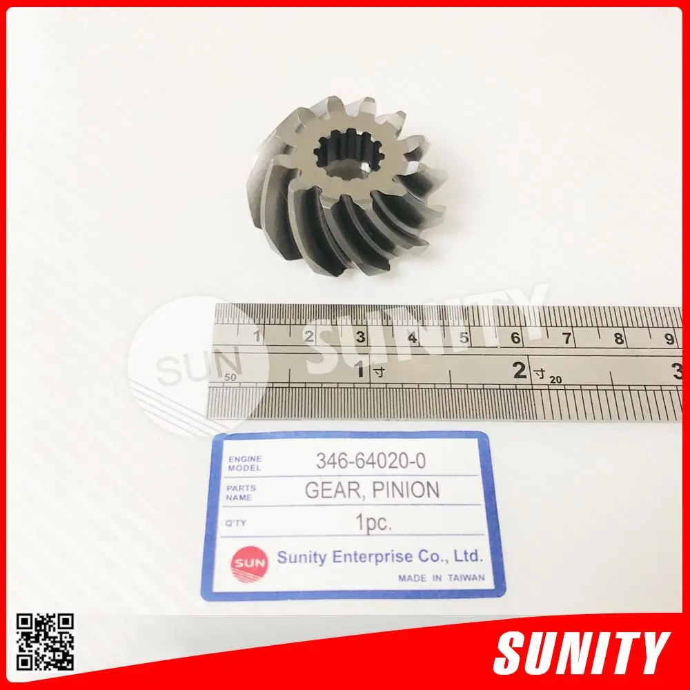 TAIWAN SUNITY Quality Assured 346-64020 PINION GEAR For TOHATSU NISSAN 346-64020 Outboard 25HP 30HP