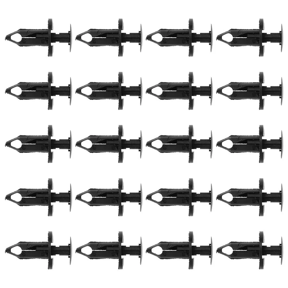 

100Pcs Car Front Bumper Clips Push-Push Fasteners for Wheel Arch Liner Mudflap Installation Reliable Hold Strong Grip