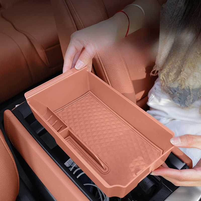 For Mercedes Benz GLC Class X254 W254 GLC260 GLC300 2023 2024 Car Accessories Central Armrest Storage Box Organizer Tray Holder