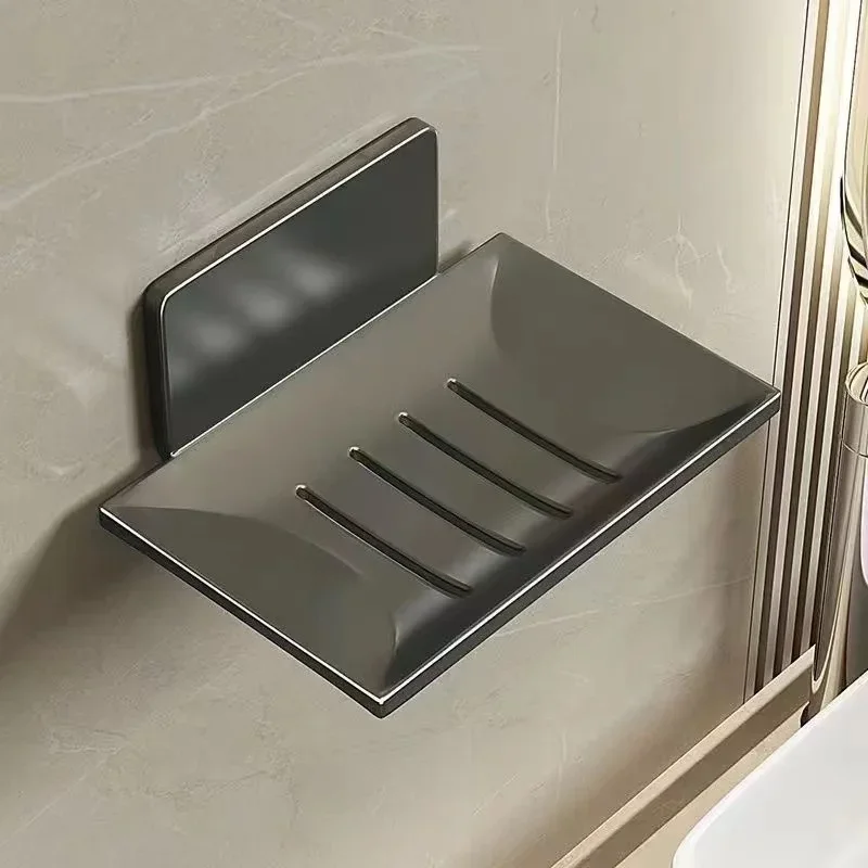 

Bathroom soap box, aluminum alloy soap rack with drainage, bathroom soap tray, wall mounted soap box soap holder bo saboneteix