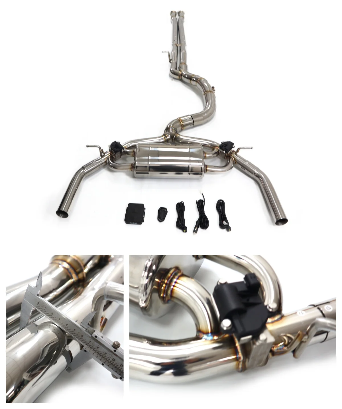 

Stainless stee Catback for 2024 Audi RS3 With Valve HMD Exhaust System Performance Quality certification