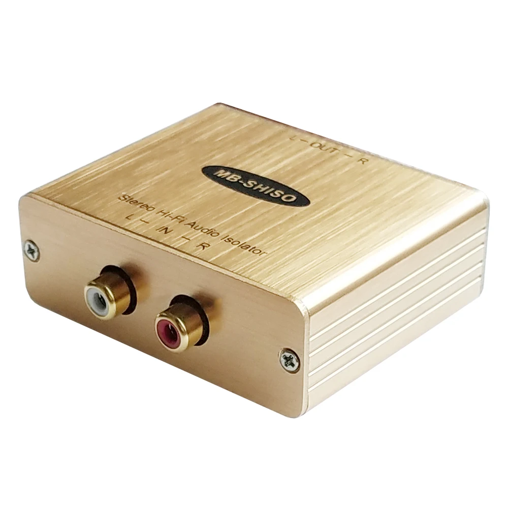 Stereo-Audio-Hum-Eliminator, Audio-Rauschunterdrückung, Anti-Hum-Sound-Rauschfilter für klaren Klang, Plug & Play