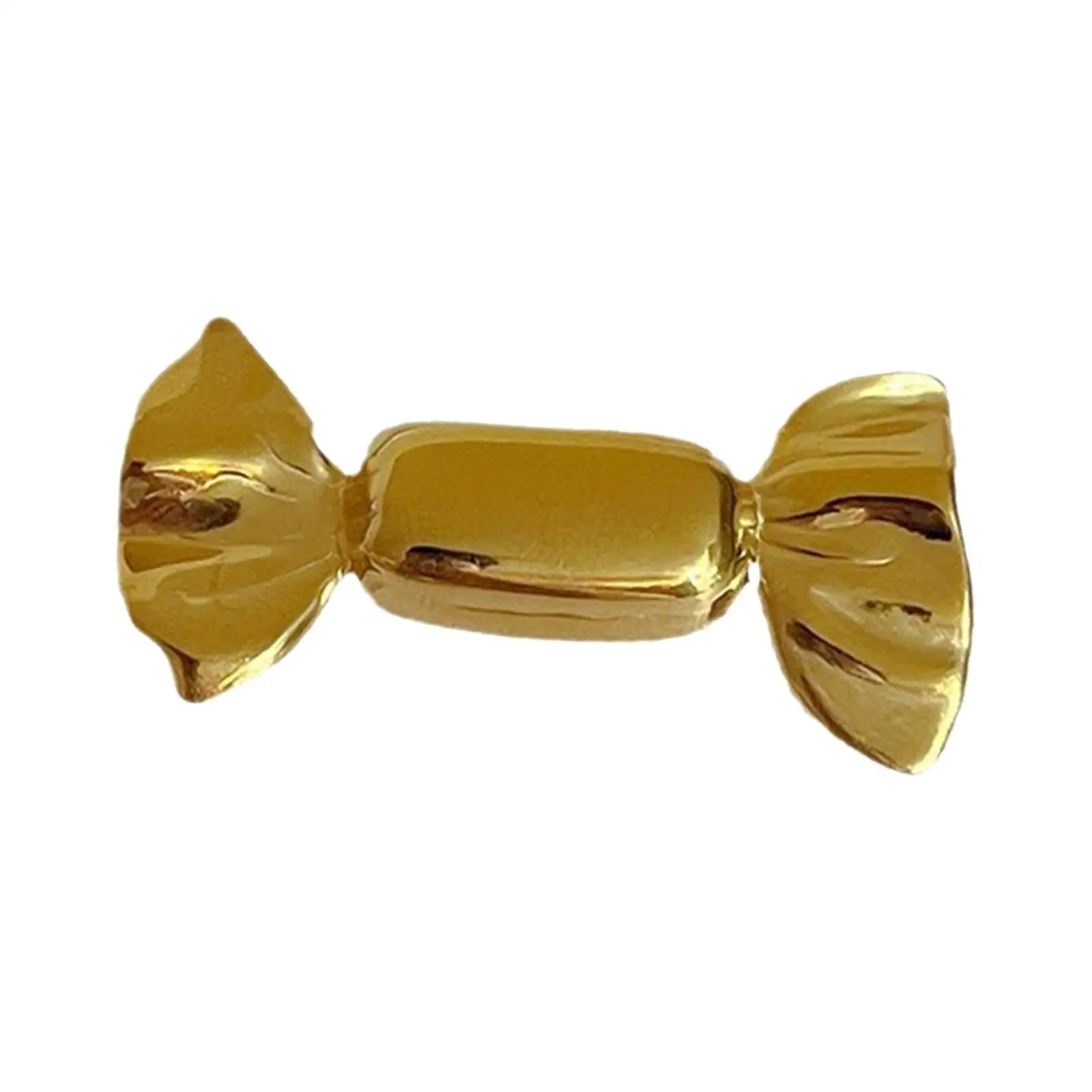 Classic Candy Brooch Pin 5cm Stainless Steel Women Suit Dress Ornament Handmade Bridesmaid Gift Elegant Lapel Clothes Decor