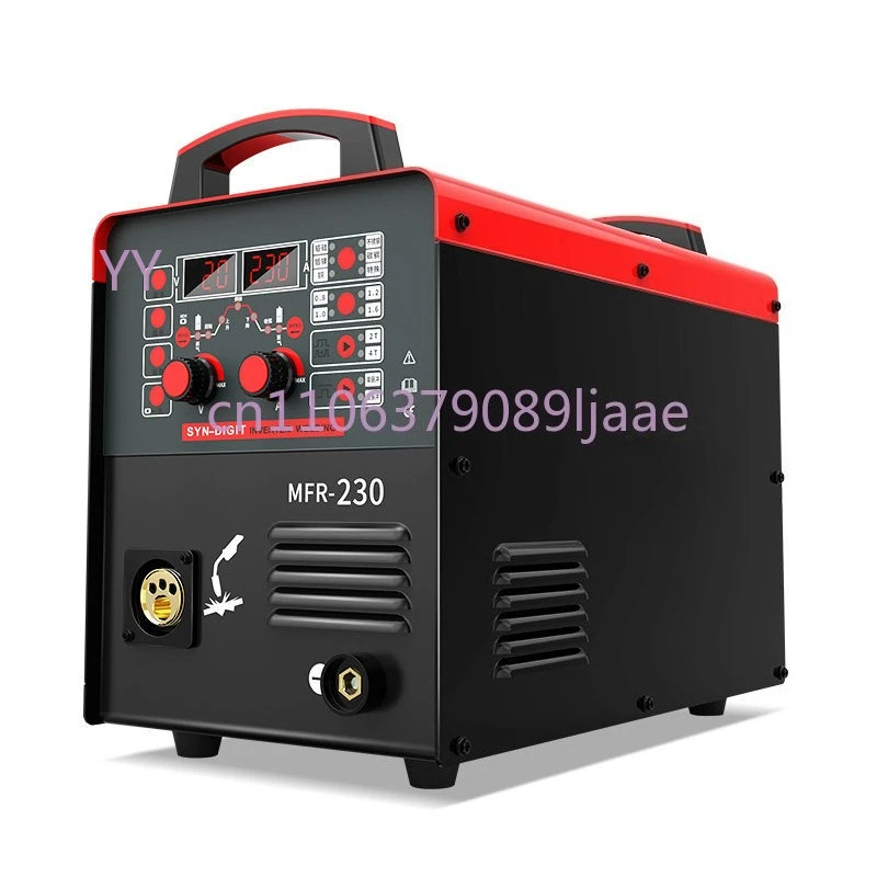 

Сварочный аппарат из алюминиевого сплава MFR‐230 220 В — сварочный аппарат MIG с двойным импульсом и газом, встроенный небольшой портативный