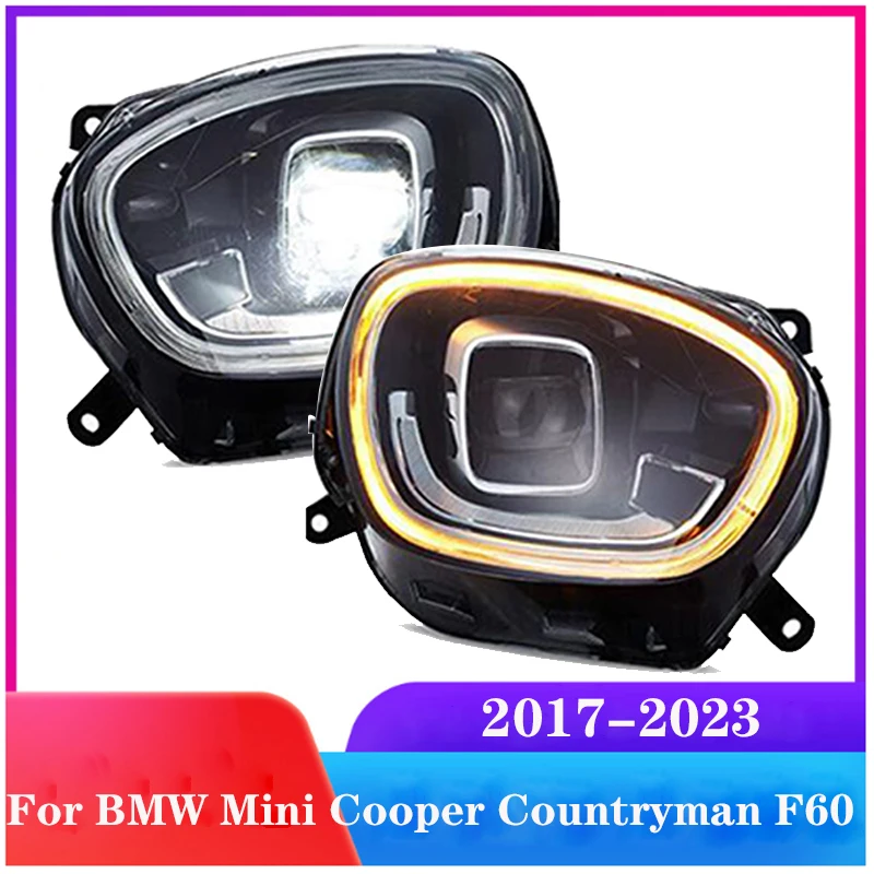 

For 2017-2020 Mini Countryman F60 Upgrade High Configuration 2023 Auto Headlight Assembly LED Car Front lamps Accessories