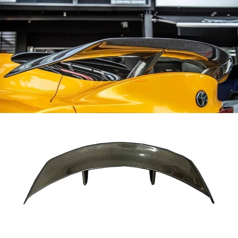 For Gr Supra A90 A91 Mk5 Rear Wing Car Fixed Wing Spoiler AG Style Rear Trunk Wing Carbon Fiber
