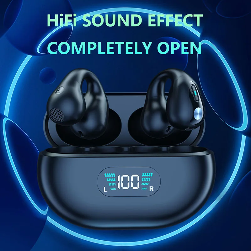 

HIFI sound effect Bluetooth headset 5.3 Automatic connection Intelligent noise reduction Super endurance Ergonomic design Sports