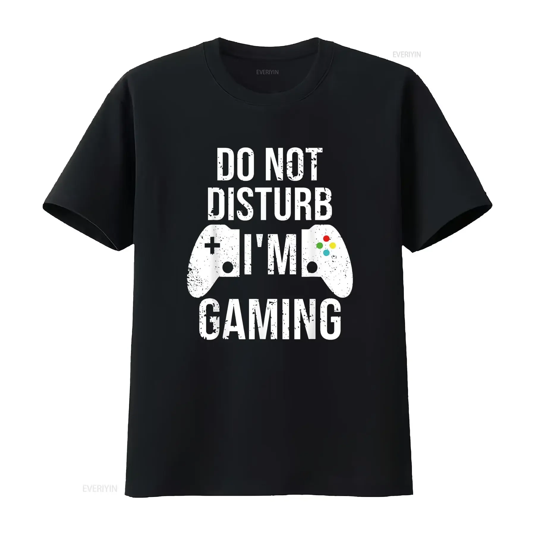 Do Not Disturb I m Gaming Video Games Funny Gamer Boys T Shirtns Shirt vintage Washed designer clothes Unisex streetwear