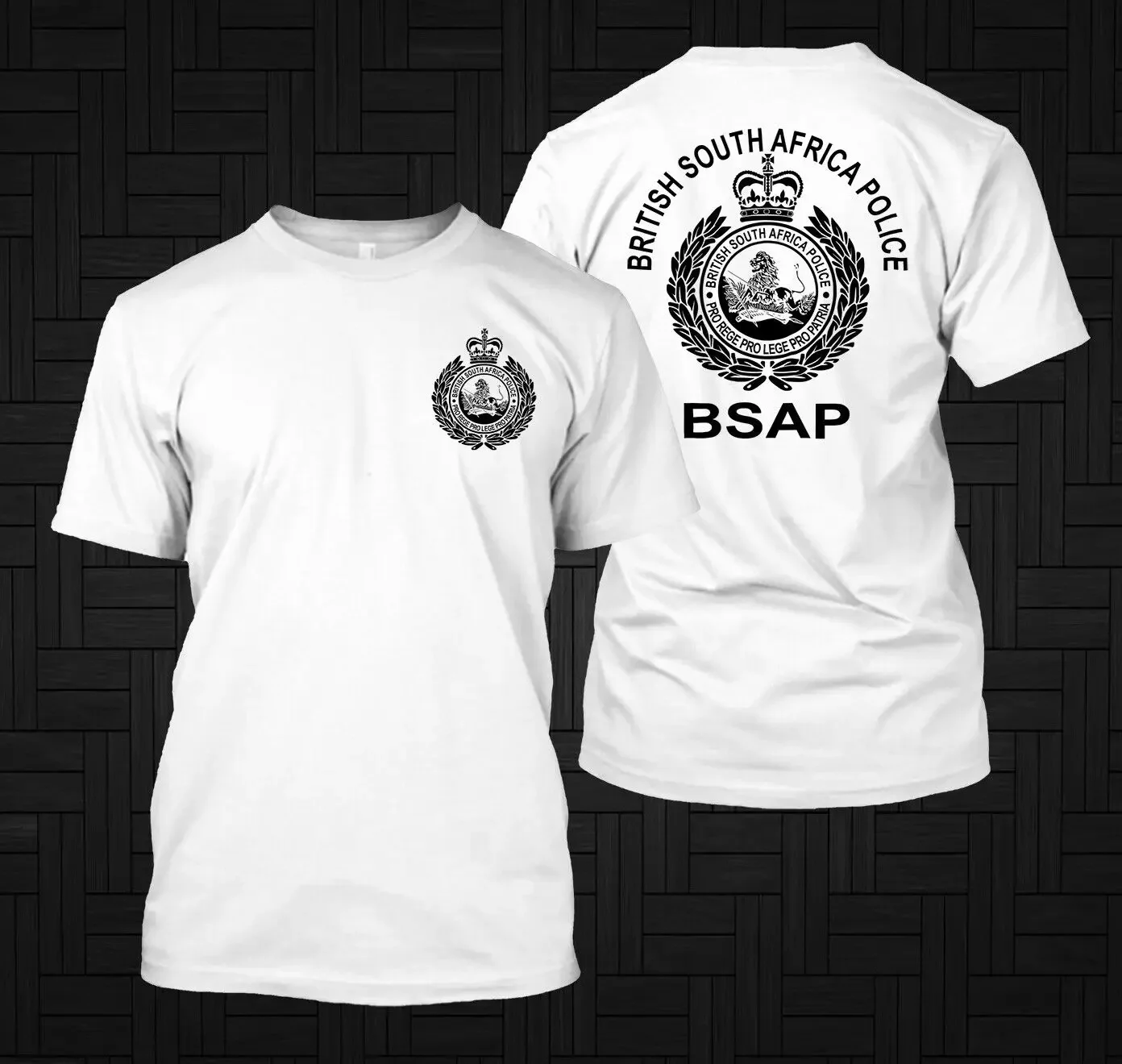 British South Africa Zimbabwe Rhodesian Army BSAP T-Shirt Short Sleeve Casual 100% Cotton O-Neck Summer Mens T-shirt Size S-3XL