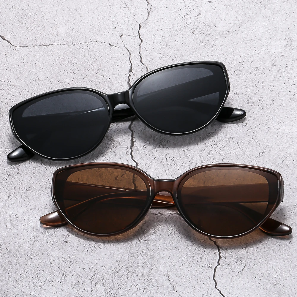 Sexy Cat Eye Sonnenbrille Damen Vintage Kleine Cateye Sexy Brillen Sonnenbrille für Damen 80er 90er Jahre Trendige stilvolle Brille – Detail 16