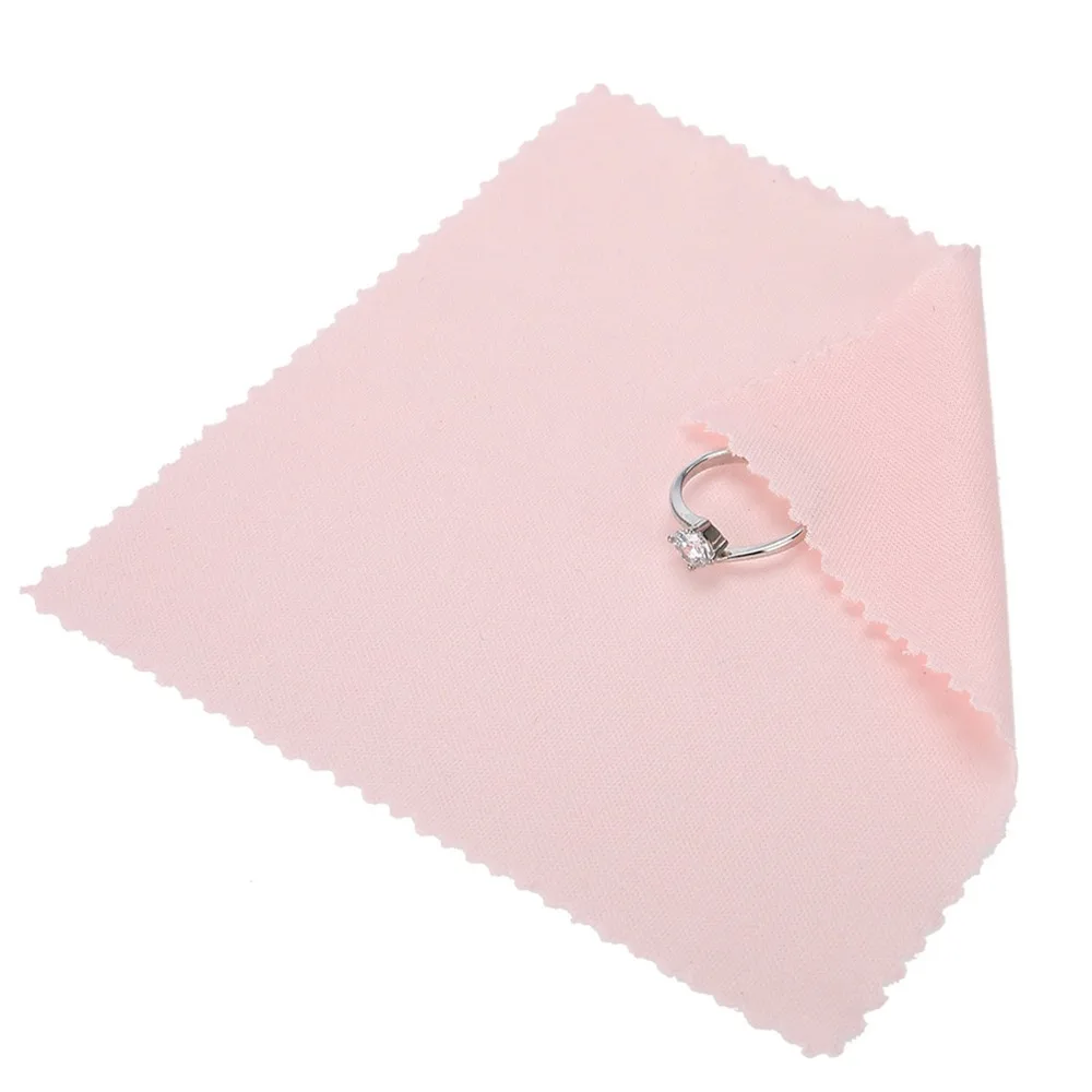 

100pcs 3.94 x 3.94in Jewelry Cleaning Cloth Vibrant Colors Fiber Material Microfiber Cleaning Cloth Eyeglass Cleaning Cloth