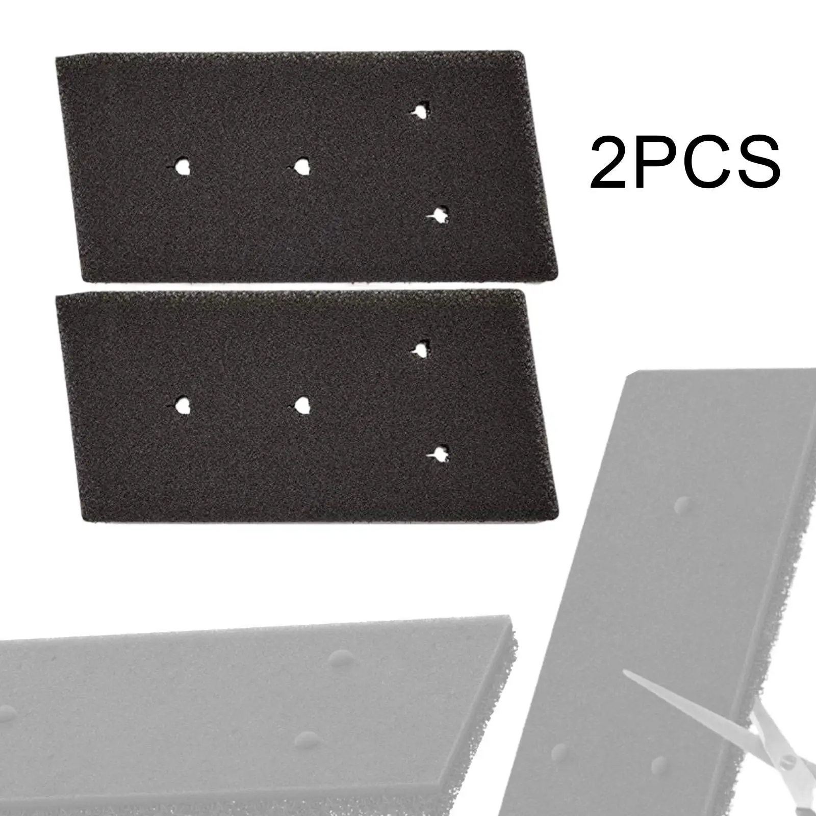 2Pcs Foam Sponge Filter Practical Lightweight Easy to Install Dryer Part Sponge Filter Pad HX Hmmr10440 for Home Hotel Apartment