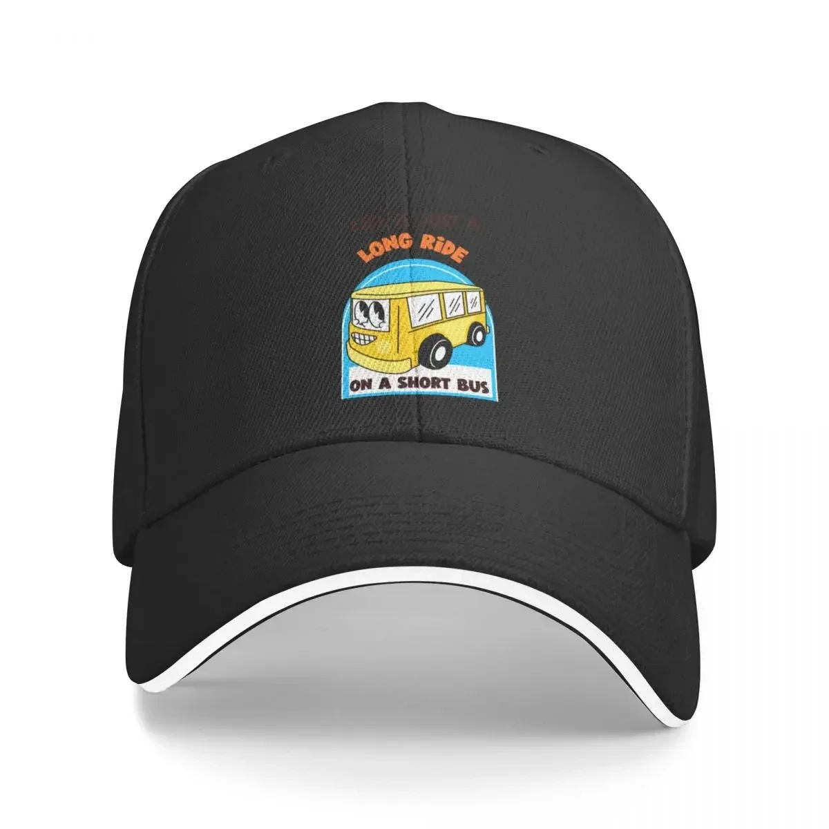 

New Riding the Short Bus for Life Funny Colorful Design Baseball Cap New Hat Custom Cap fashionable Ladies Hat Men's