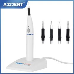 AZDENT Dental Gutta Percha Tooth Gum Cutter A-BLADE Ⅱ Clinic Machine Dental Heating Cutter with 4 Tips Dental Instrument Tool