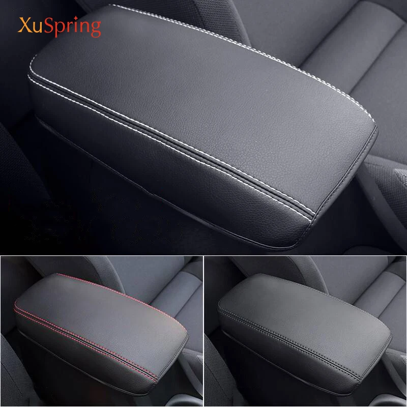 Car Armrest Console Cover Cushion Support Box Top Matte Liner Mat Case Car-style for VW T-Cross/Taigun 2019 2020 2021 2022