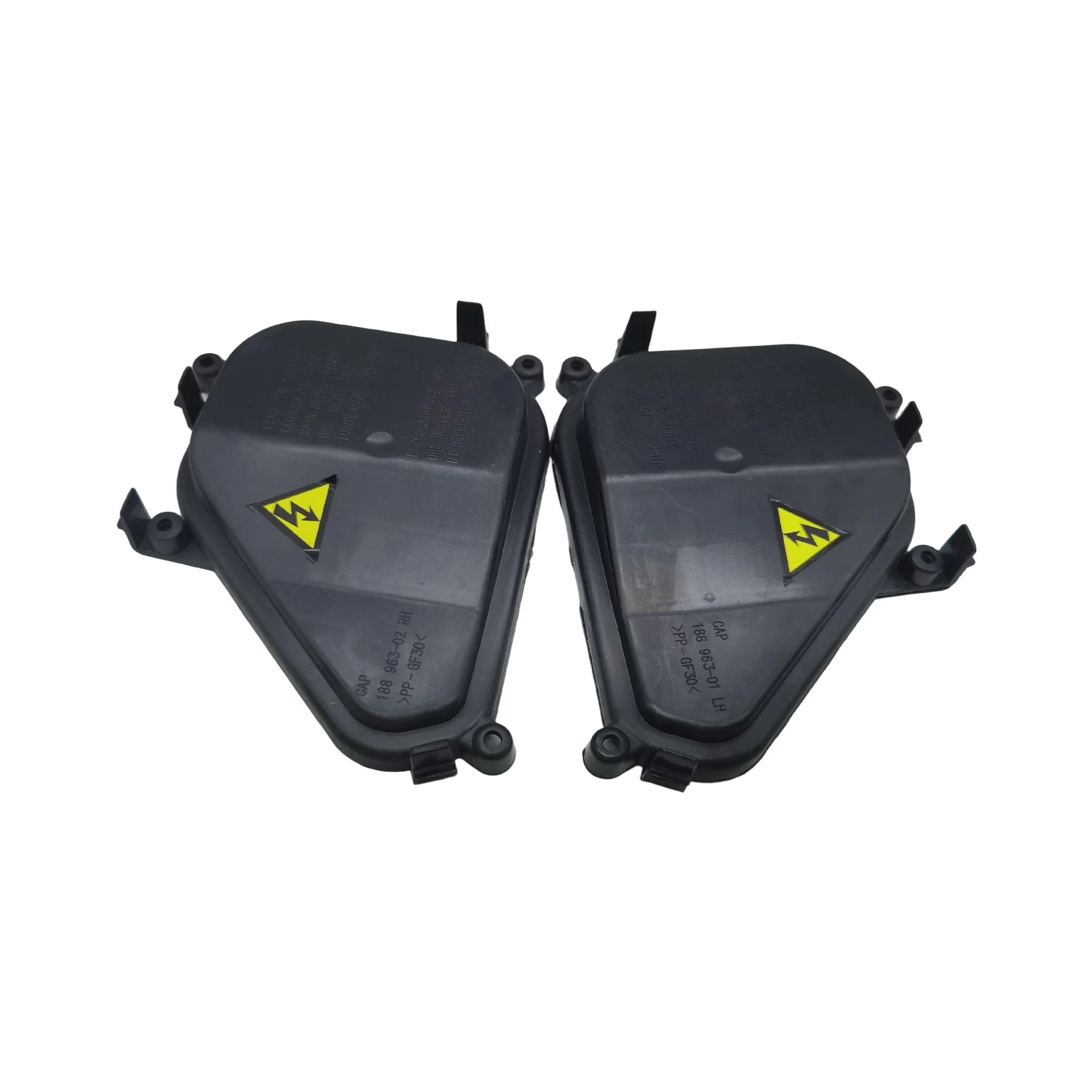 for Suitable for 13-16 Models of Audi Q3 Headlights, Rear Cover, Low and High Beam Dust Cover, Sealed Waterproof Cover, Plastic