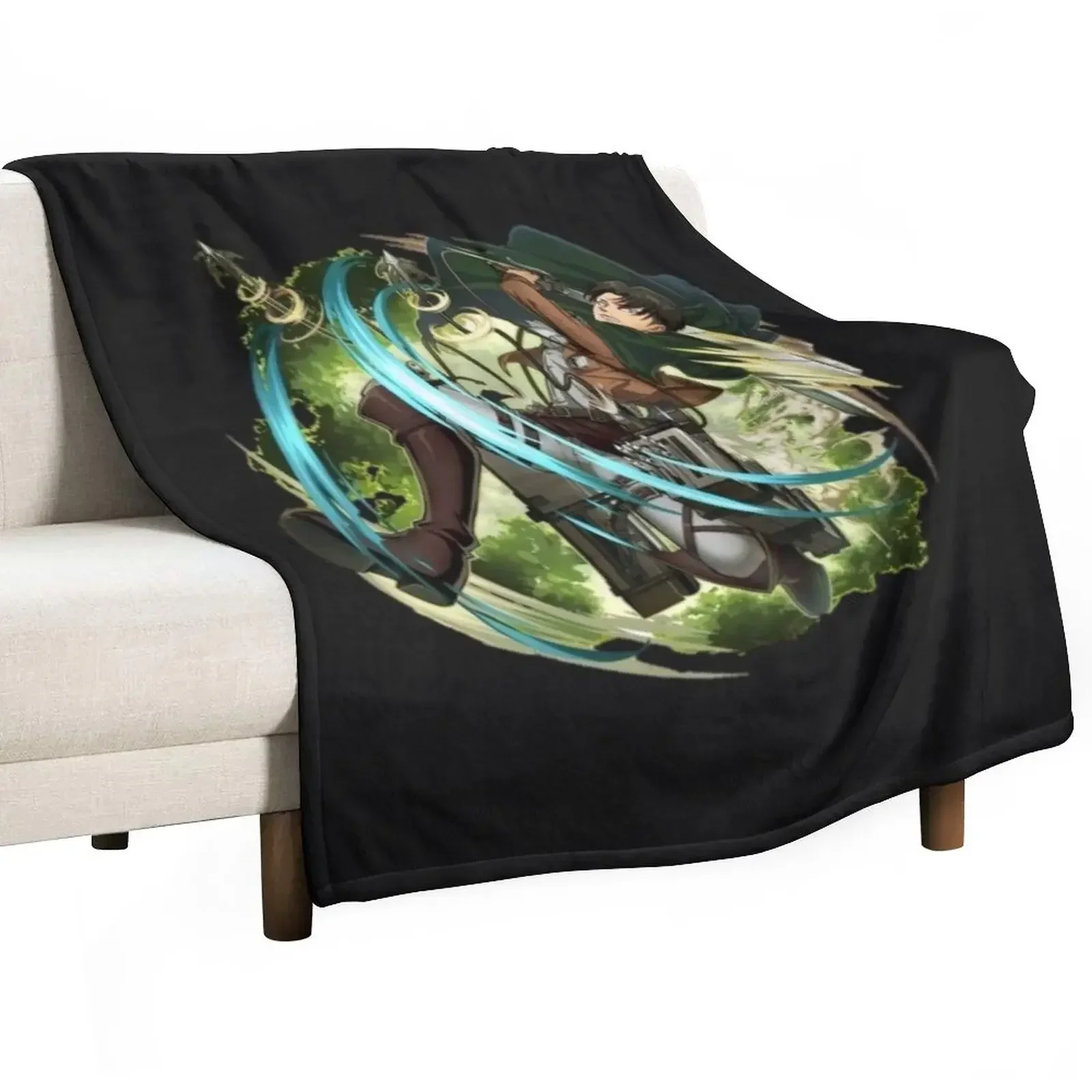 

Levi ackerman Throw Blanket Sleeping Bag Blankets For Sofas Plush Beautifuls Blankets