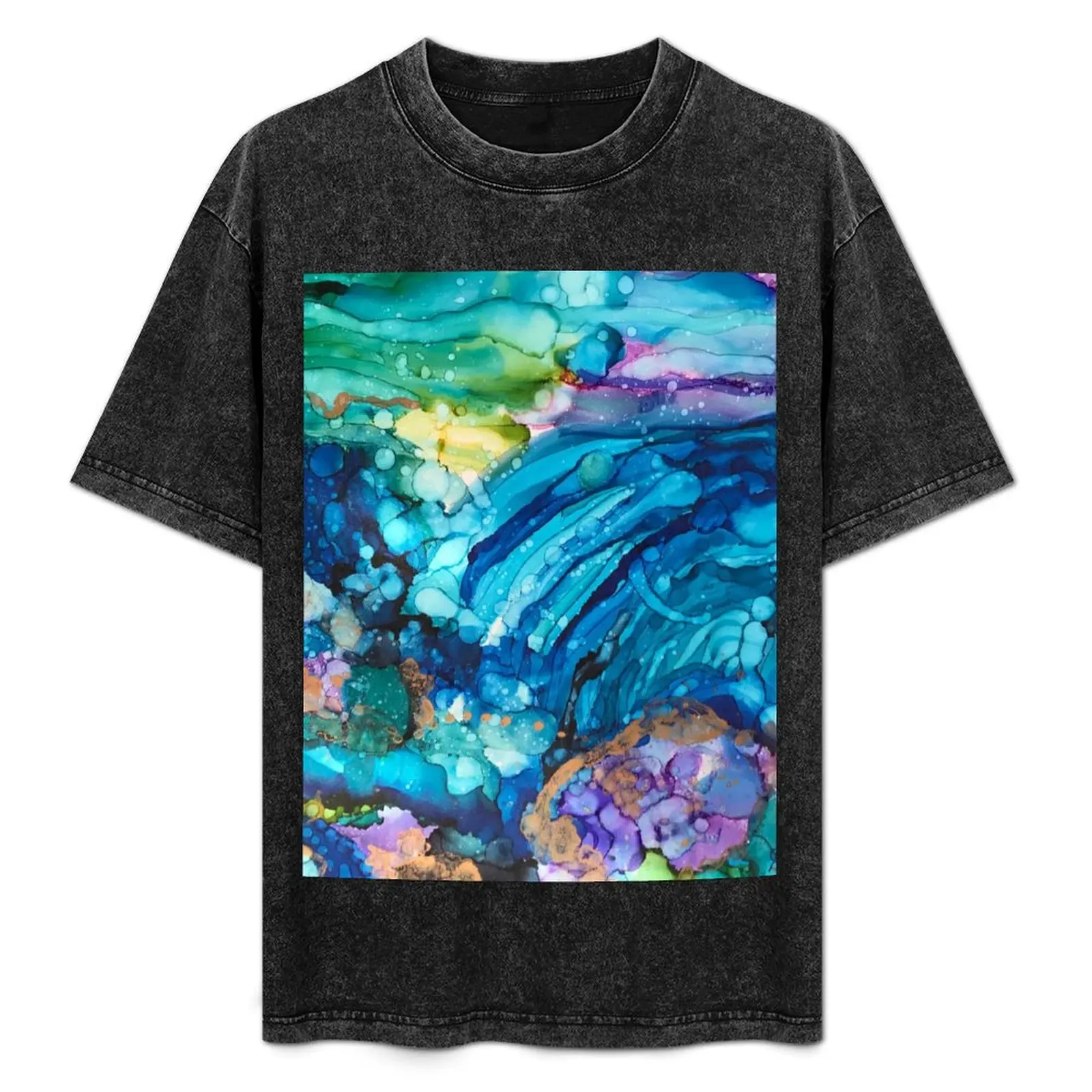 

Rush of the Waters T-Shirt Durable Work Wear T-Shirt