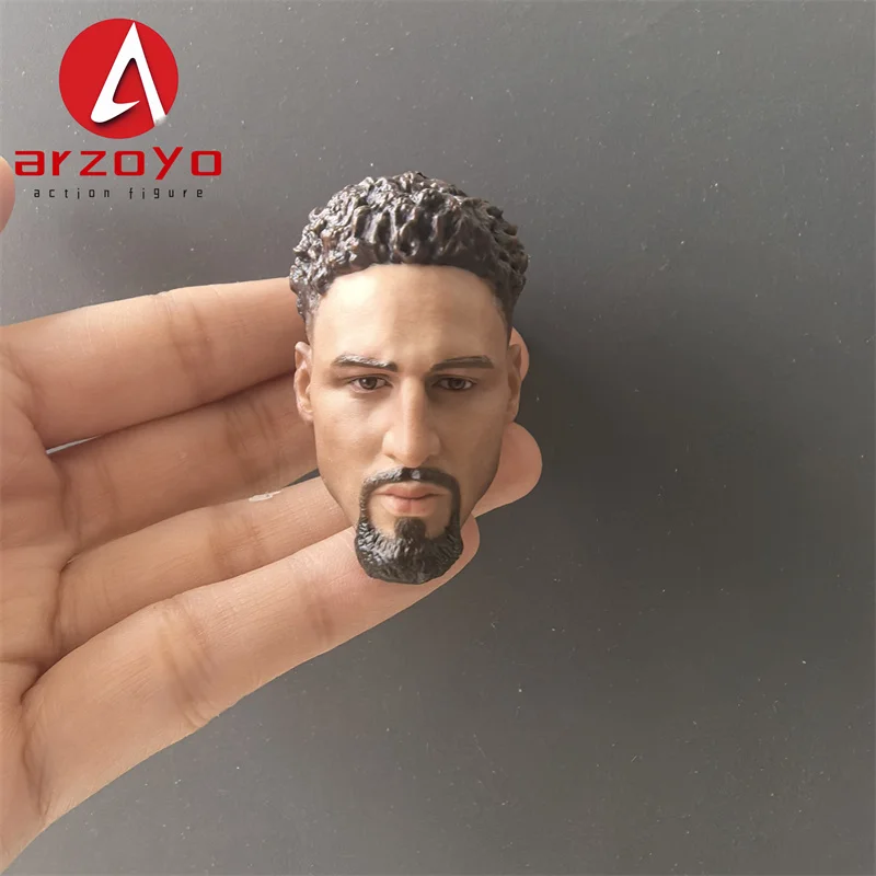 1/6 نجم كرة السلة طومسون رئيس نحت الناس السود لعبة كرة السلة المهنية رئيس نحت نموذج لشخصيات العمل 12 بوصة #2