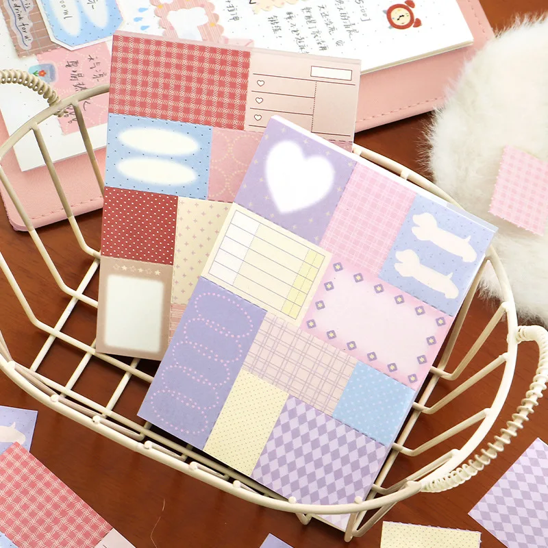 24sets/lot Memo Pads Material Paper Lace old paper Junk Journal Scrapbooking Cards Retro Background Decoration Paper