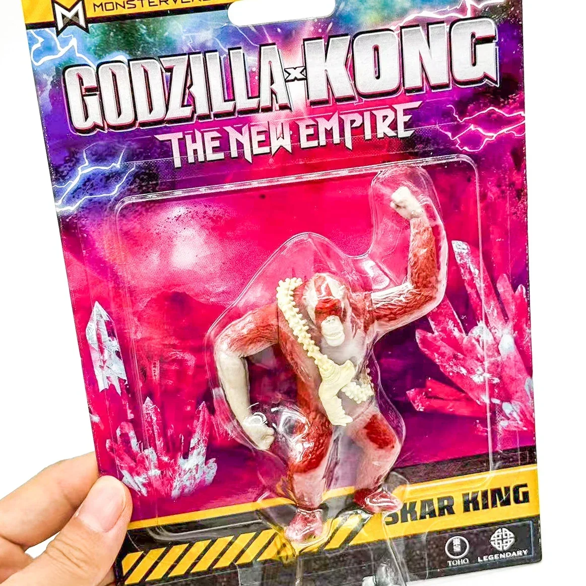 Original Playmates Godzilla VS Kong New Empire Action Figure Shimo Skar King Beast Model Collection Boy Kids Birthday Gifts 8cm