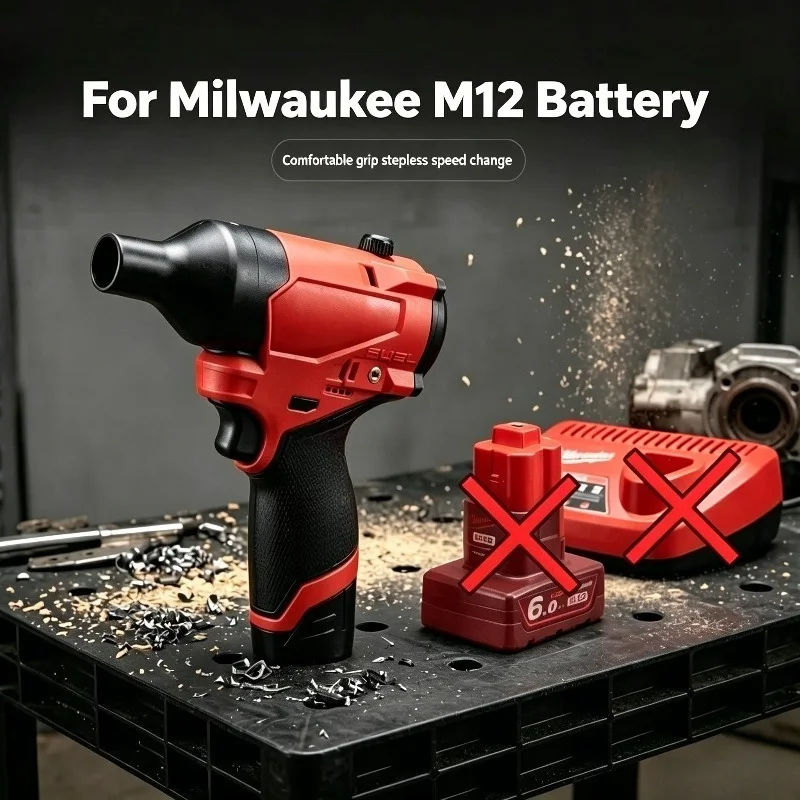 Milwaukee Drill M12 Fuel - Voor Milwaukee M12 Turbofan | Draadloze