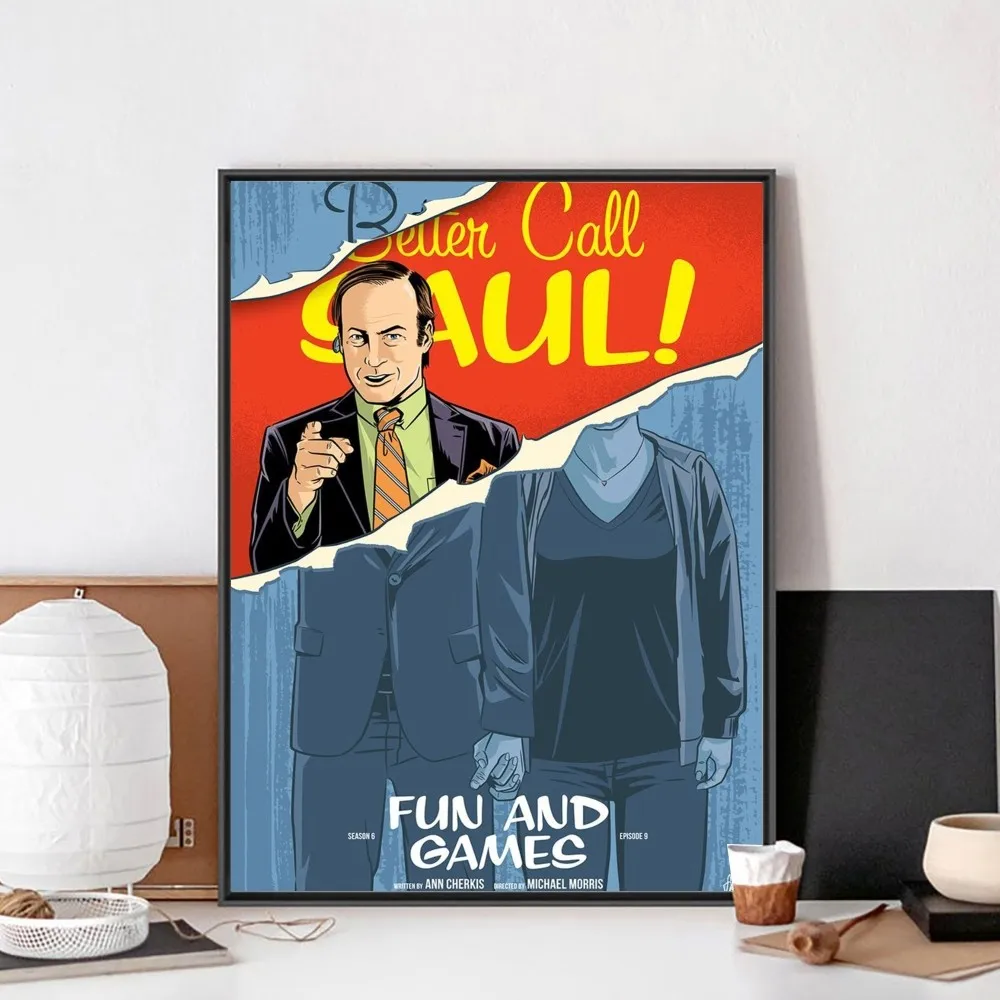 Classic Movie Better Call Saul Poster No Framed Poster Kraft Club Bar Paper Vintage Wall Art Painting Bedroom Study Stickers