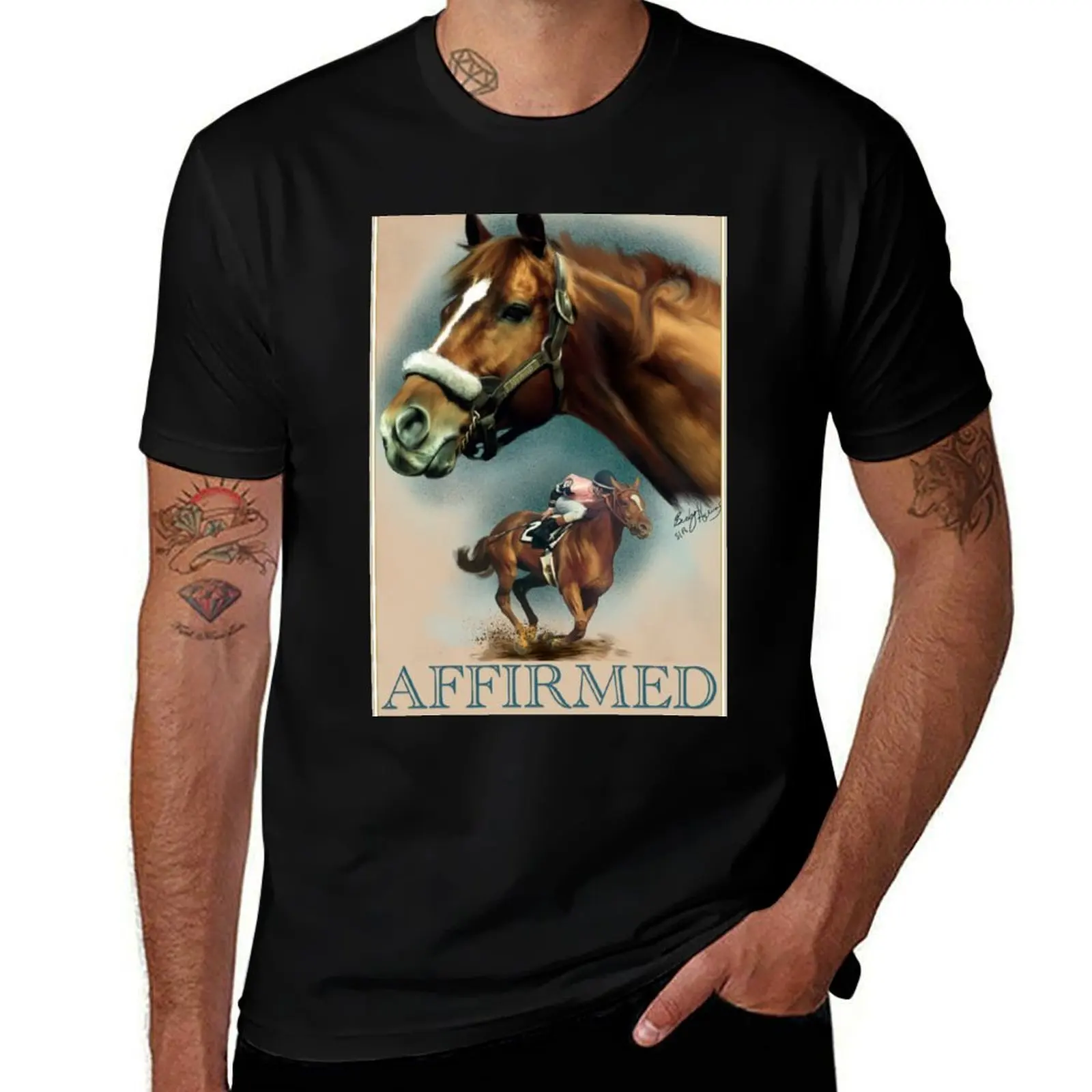 Affirmed with Name plate T-Shirt t shirt man luxury T-Shirt