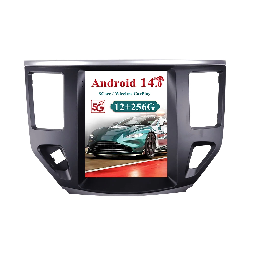 10.4 بوصة CarPlay أندرويد 15.0 مشغل راديو الوسائط المتعددة للسيارة لنيسان باثفندر R52 SL SV 2013 - 2020 وحدة ستيريو GPS نافي #1