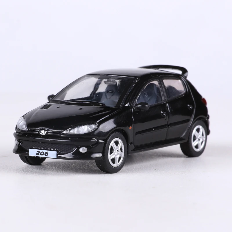 Shadow 1:64 206 Hatchback Red Blue Black Green Multicolor Simulated Alloy Diecast Model Car Children\'s Toy Collectibles