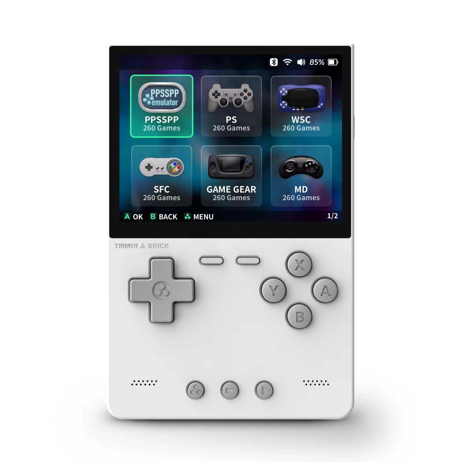 

2025 New TRIMUI BRICK Vertical Screen Small Square Brick Handheld Console, Portable, Open-source Classic Nostalgic Game Console