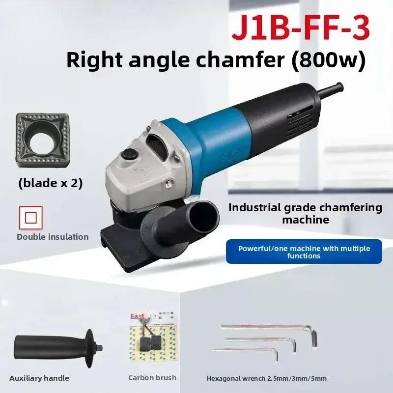 Portable 45 degree chamfer right angle multi-function arc chamfering machine