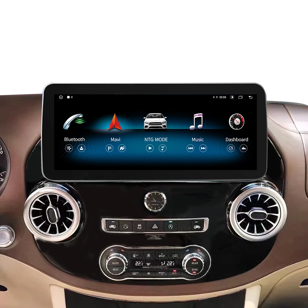 

For 8-Core 128 + 8g Android 13 Car Radio IPS Screen Wireless Car Mercedes-Benz V-Class W447