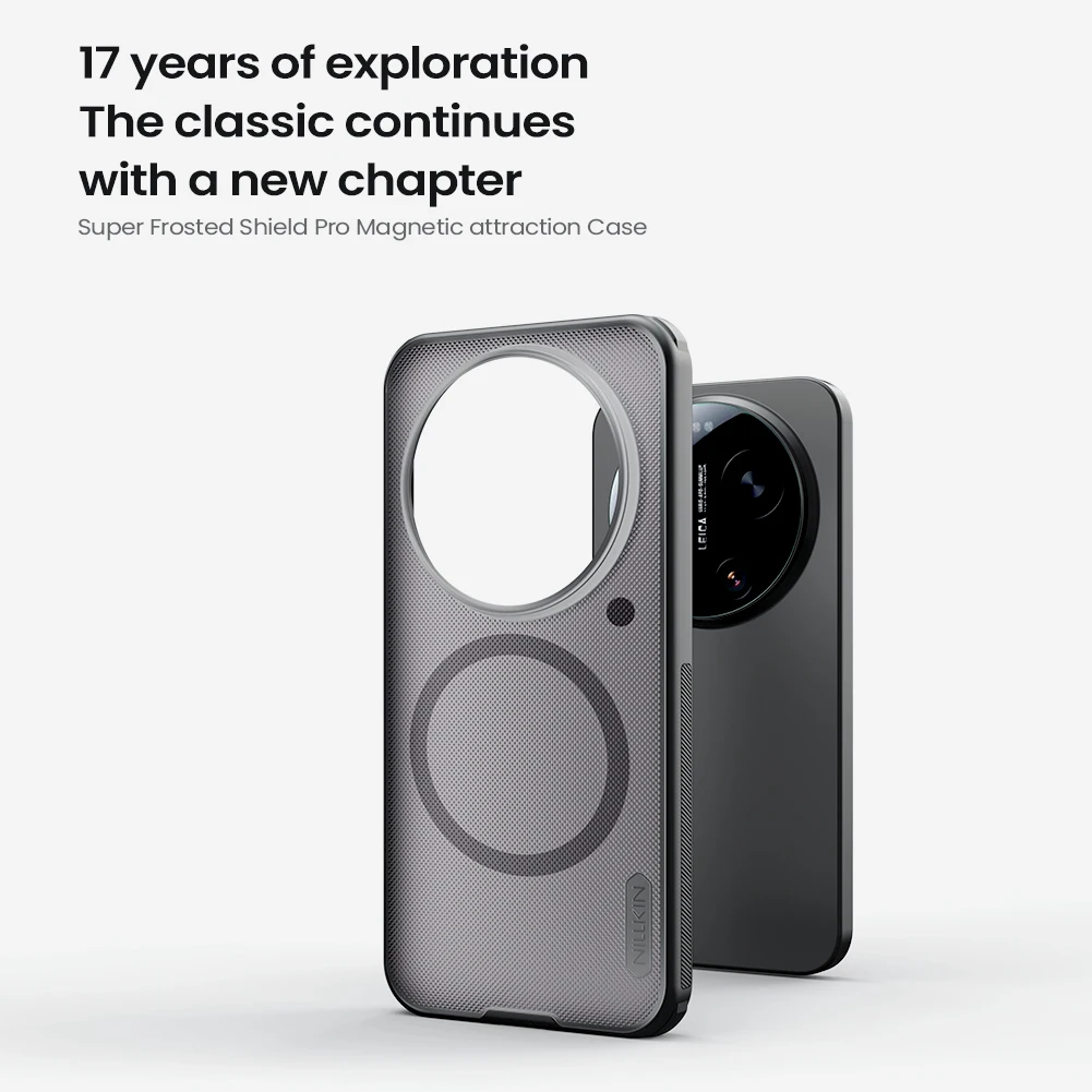 Für Xiaomi 17 Ultra Hülle NILLKIN Passgenaue Hülle Magnetischer Super Frosted Shield Hochwertige Matte PC-Abdeckung – Detail 8