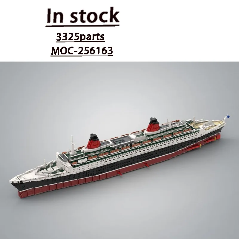 

MOC-256163City Sailing Ocean Luxury Super Cruise Ship Building Block Model 3325parts Boys Children's Birthday Christmas Toy Gift