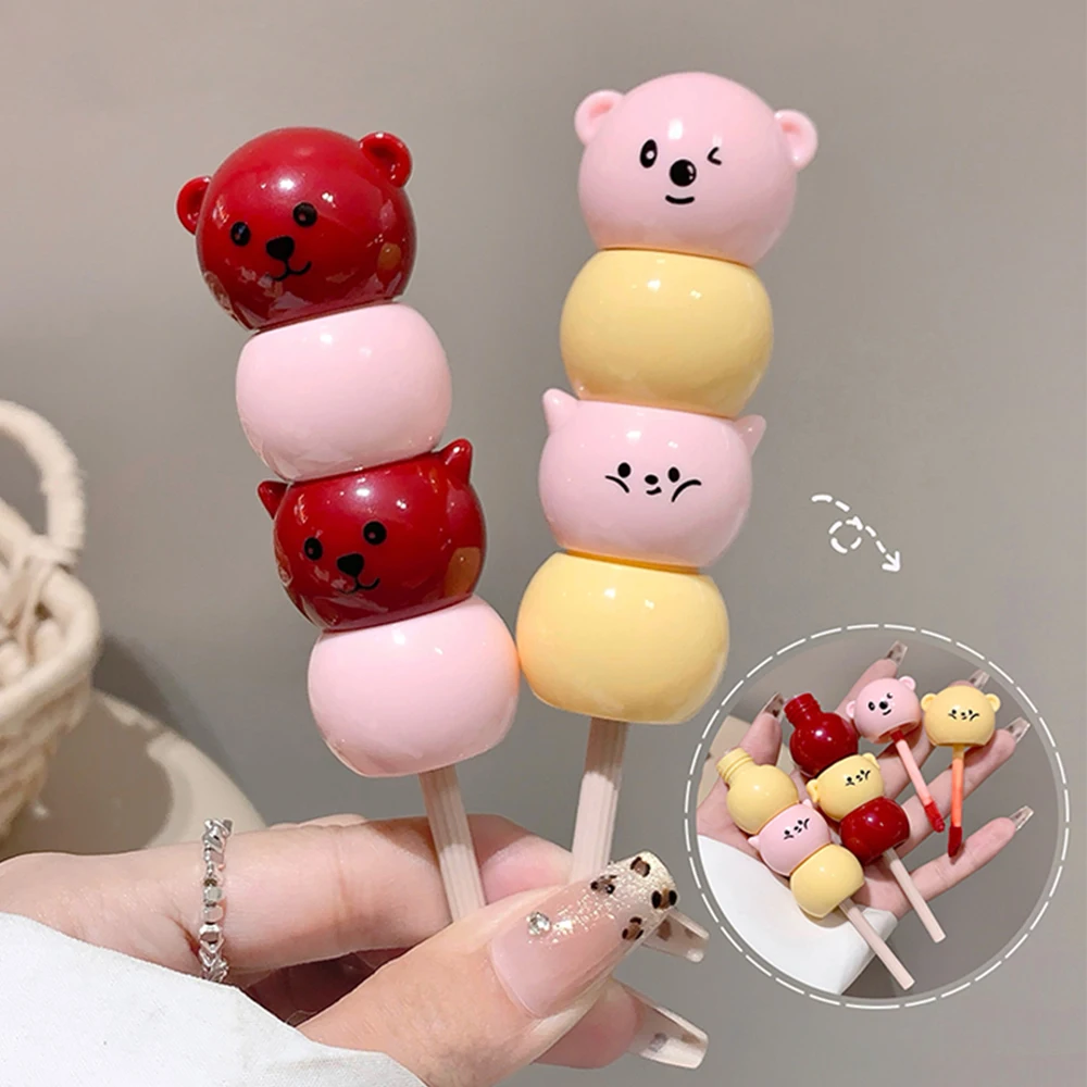 Gege Bear ماتي المخملية لطيف الحصان الشفاه الطين كريم الشفاه الشفاه الطين طويلة الأمد اللون غير تجفيف أحمر الشفاه #3