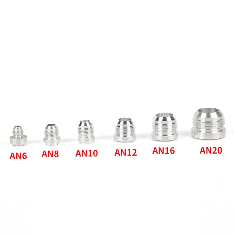 Battle Bee Aluminum Alloy CNC male Weld On Fitting / Bung For Fuel Oil Hose - AN6 AN8 AN10 AN12 AN16 AN20