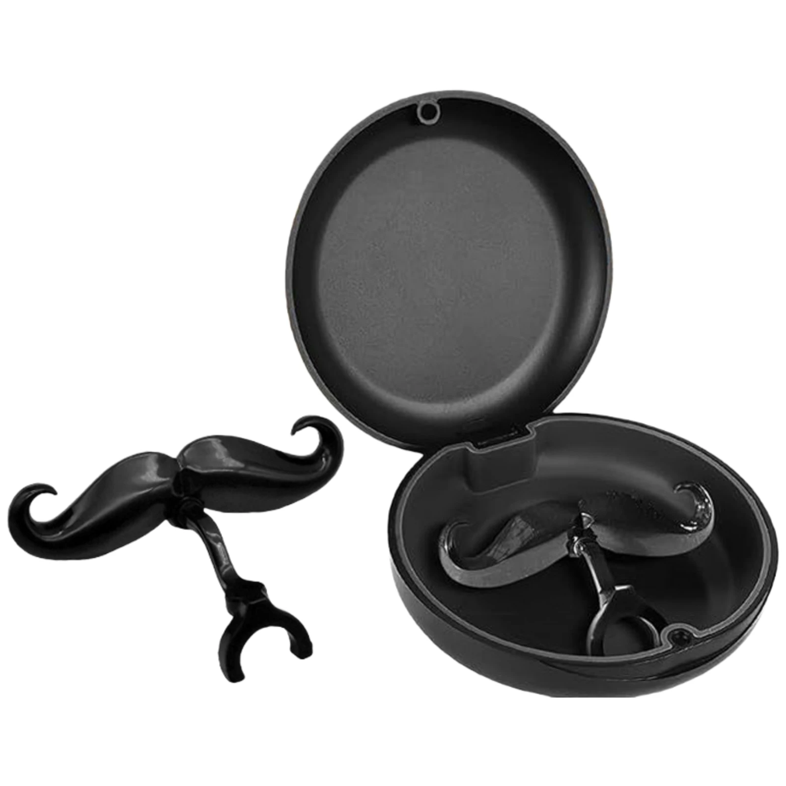 هدية وإكسسوارات مبتكرة ممتعة للاعبي البوق من جميع الأعمار، عبوة من قطعتين من الشارب لقطعة فم البوق مع حافظة واقية