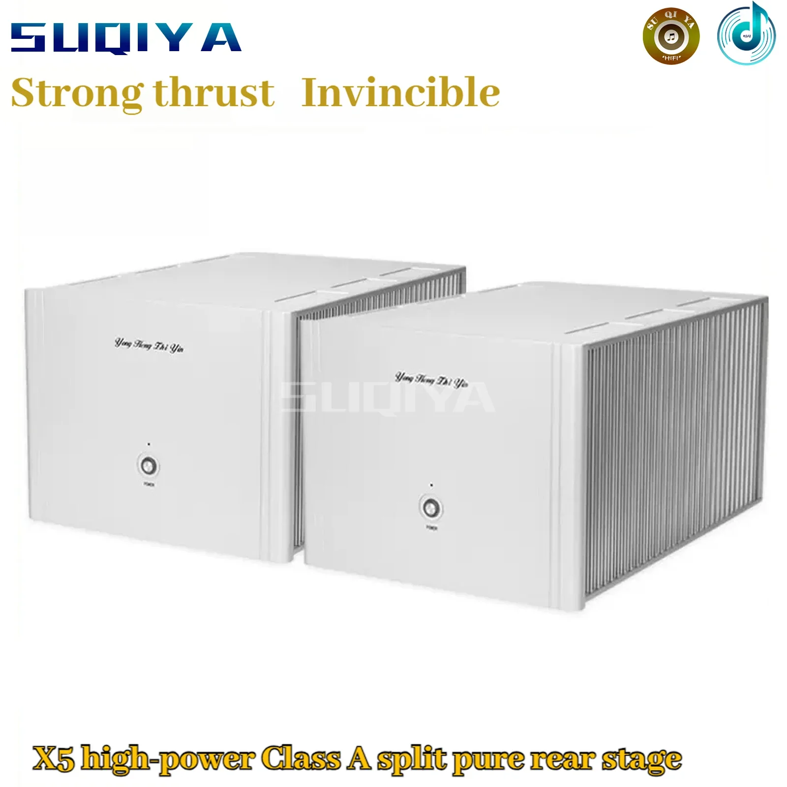 SUQIYA-X5 Amplificador de Potência Mono Classe A, Alta Potência, Equilibrado, XLR, Split, Classe AB, HIFI, Amplificador Audio High-End, 155W