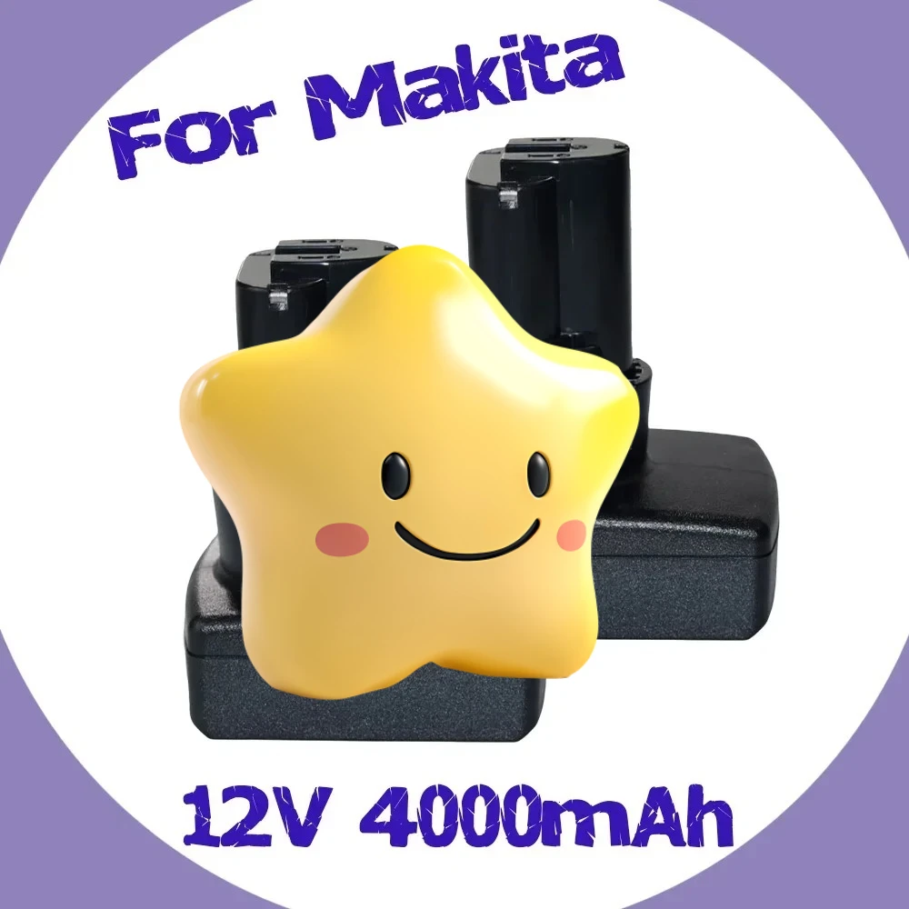 

12V 4000mAh for Makita Li-ion Battery for BL1014 DF030D DF330D LCT203W Rechargeable Power Tools battery