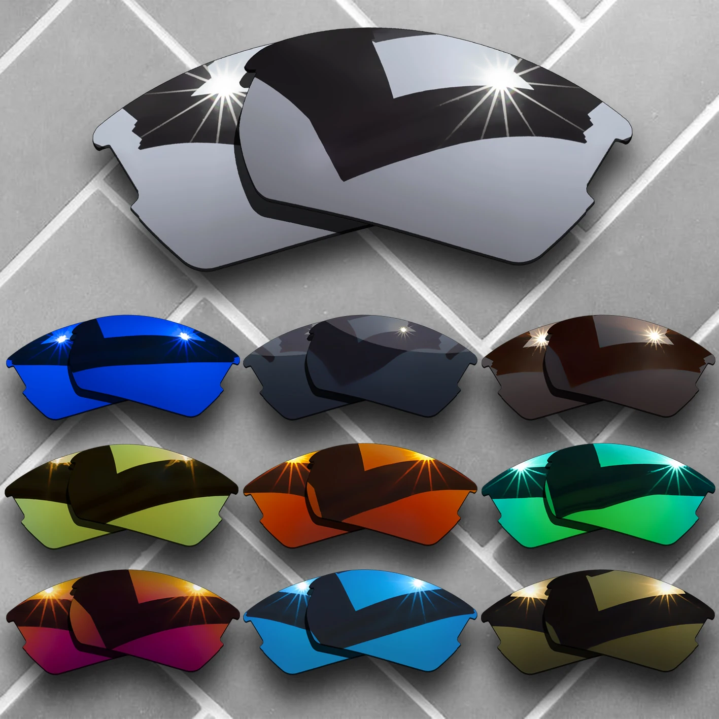 

Polarized Sunglasses Replacement Lenses for-Wiley X Valor Frame -Many Varieties