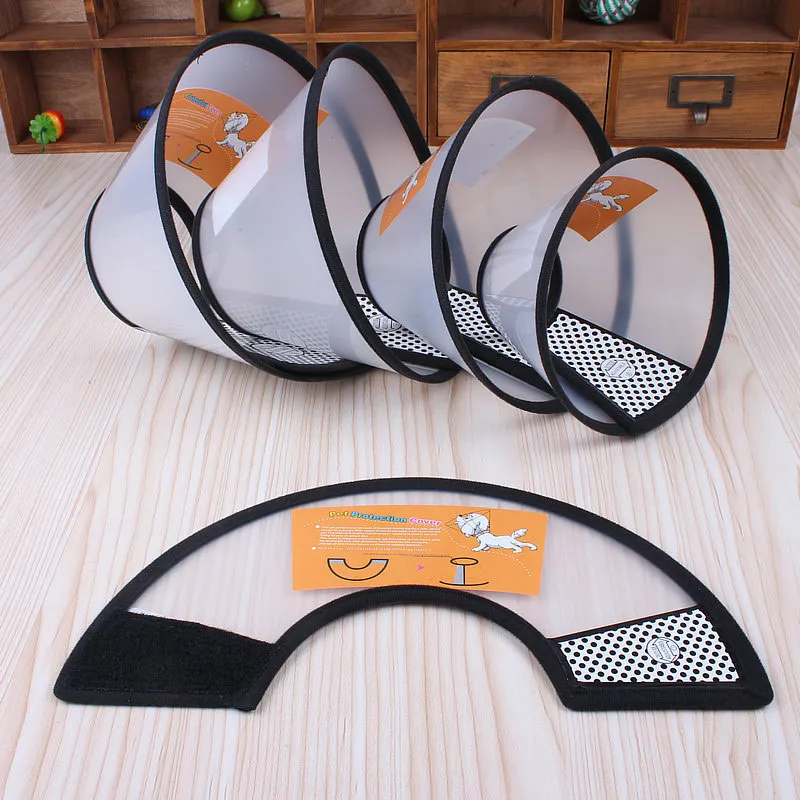 Pet Protective Collar For Small Large Dogs Anti Bite Grasping Licking Collar Puppy Cat Recovery Cone Ring Pets Care Accessories