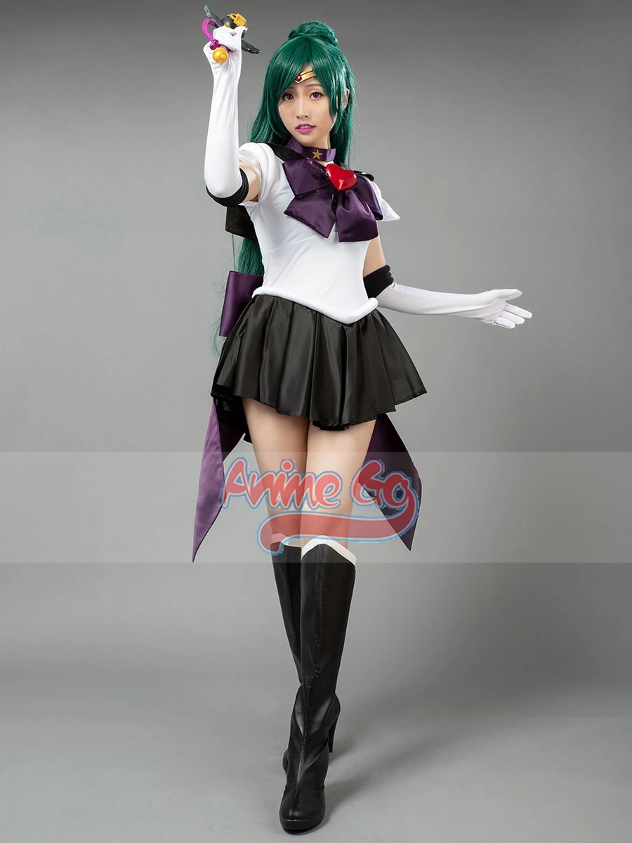 Anime Sailor Super S Film Sailor Pluto Setsuna Meioh Trista Cosplay Costumes mp001410