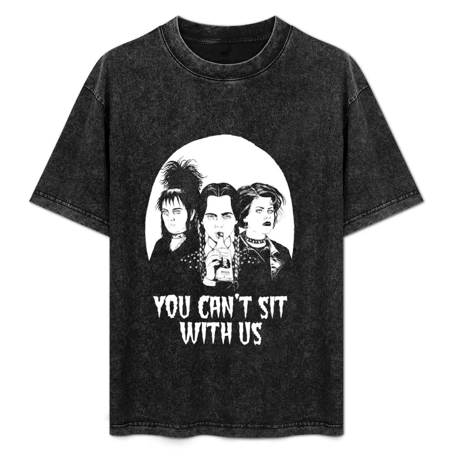 Lydia Deets Wednesday Adams and Nancy You Can't Sit with Us Shirt T-Shirt korean fashion vintage t shirts vintage t shirt men