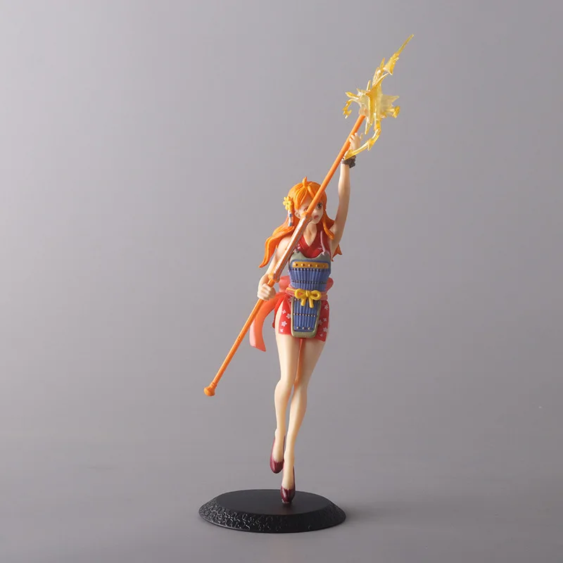 23cm One Piece Anime Figures Nami Beauty Girl Standing Action Figure PVC Collectible Model Doll Ornaments Toys Children's Gifts