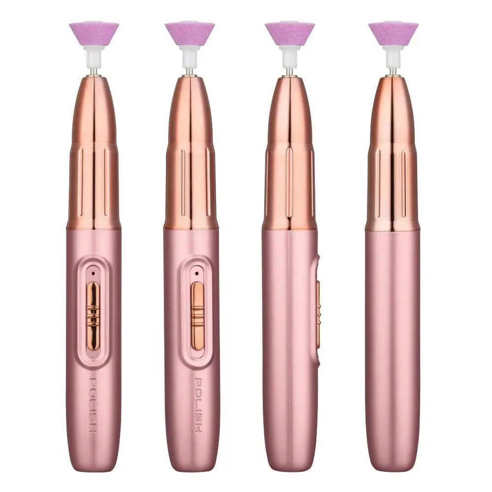 Professional Handheld Electric Nail Polisher Rechargeable Low Noise Wireless Nail Dryer Powerful Nail Grinder Kit Home Use